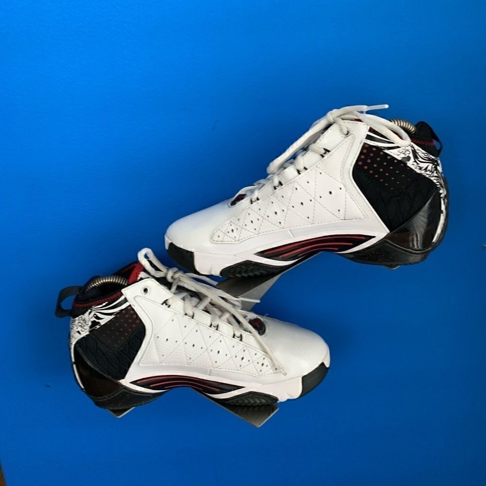 Nike Air Jordan CP3.II Men's Size 4.5Y White Varsity Red Black 342944-164 Chris